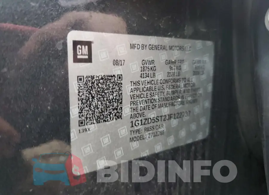 1G1ZD5ST2JF122737 Photo# 12