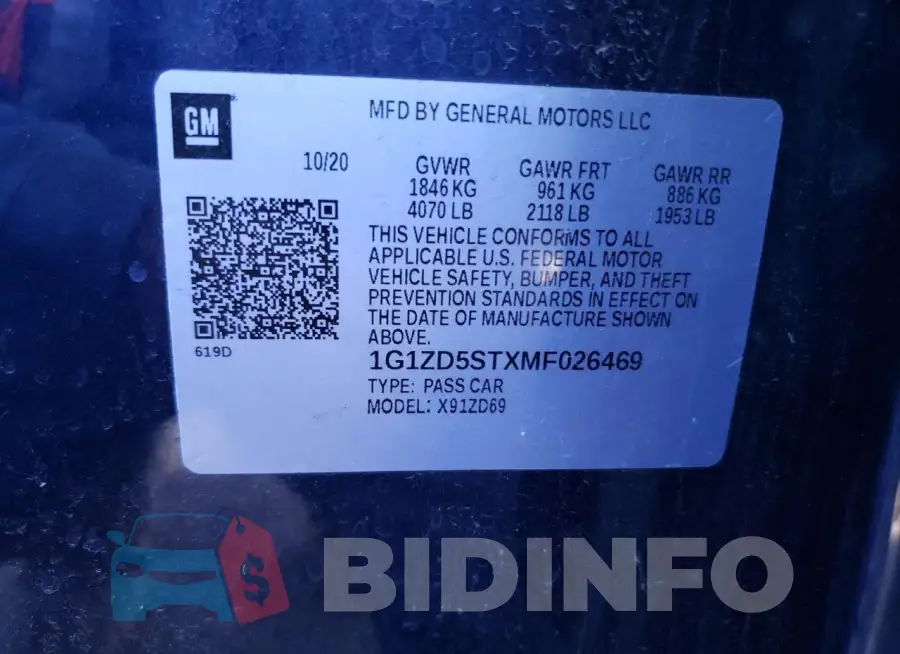 1G1ZD5STXMF026469 Photo# 12