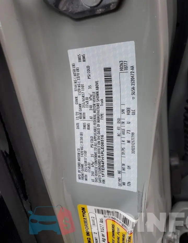 1FTER4FH1PLE08516 Photo# 13