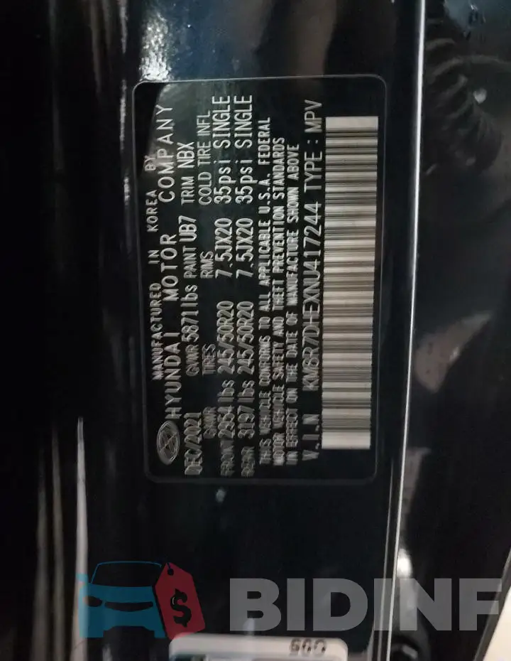 KM8R7DHEXNU417244 Photo# 13