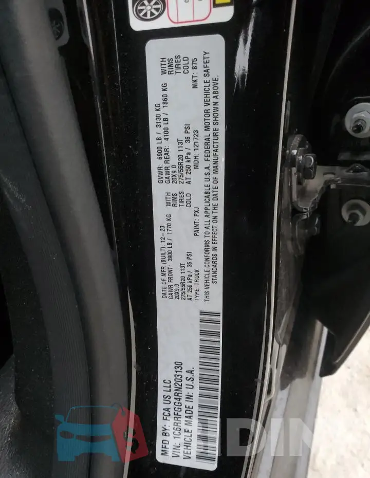 1C6RRFGG4RN203130 Photo# 12