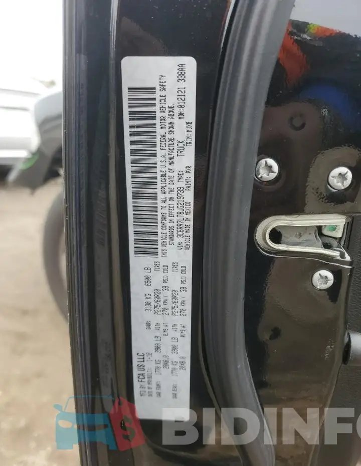 3C6RR7LT8JG219739 Photo# 12
