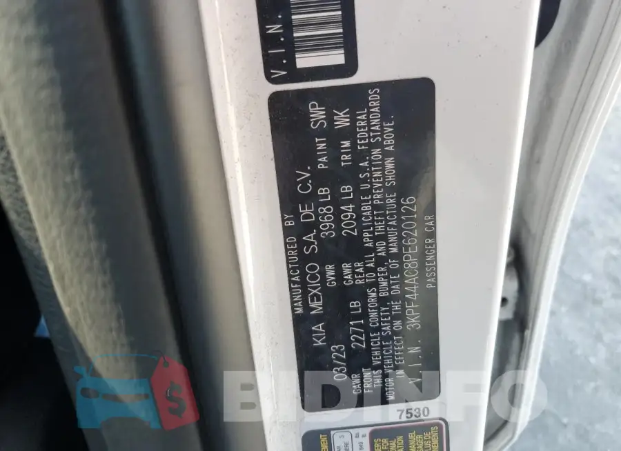3KPF44AC8PE620126 Photo# 12