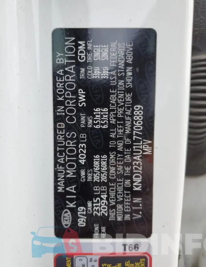 KNDJ23AU1L7706889 Photo# 13