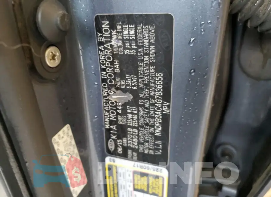 KNDPB3AC4G7836656 Photo# 13