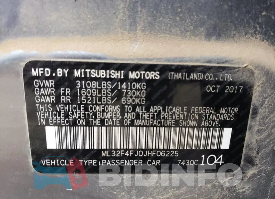 ML32F4FJ0JHF06225 Photo# 12