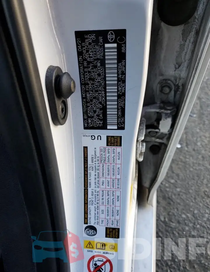 JTDKAMFP1M3193331 Photo# 12