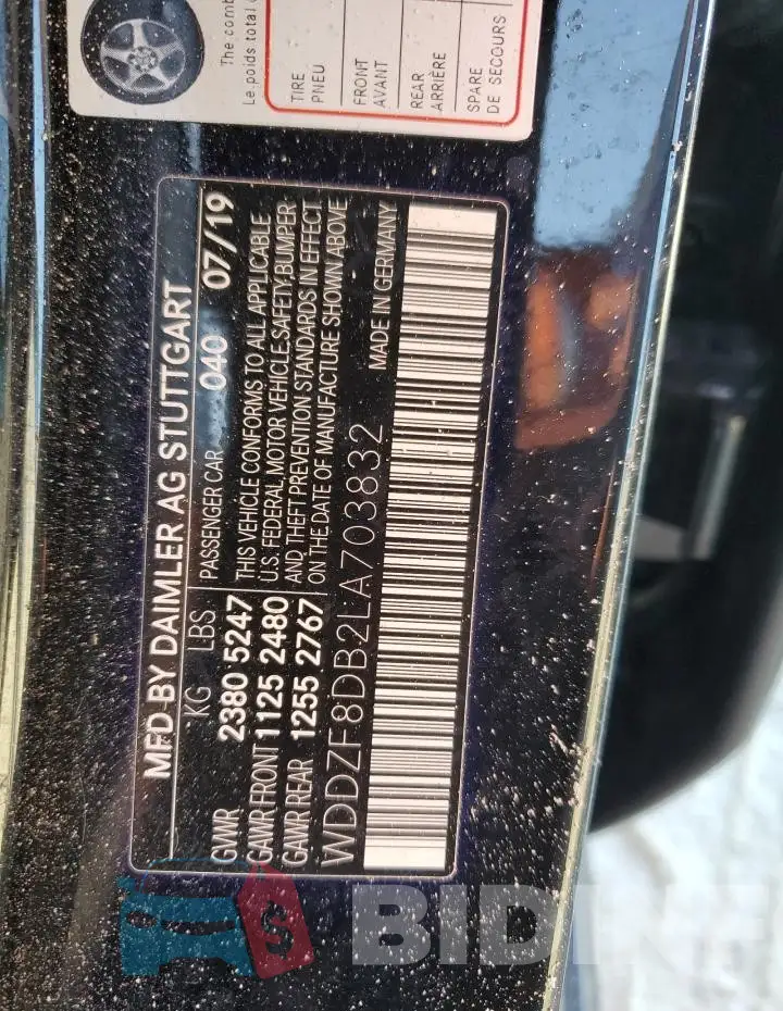 WDDZF8DB2LA703832 Photo# 12