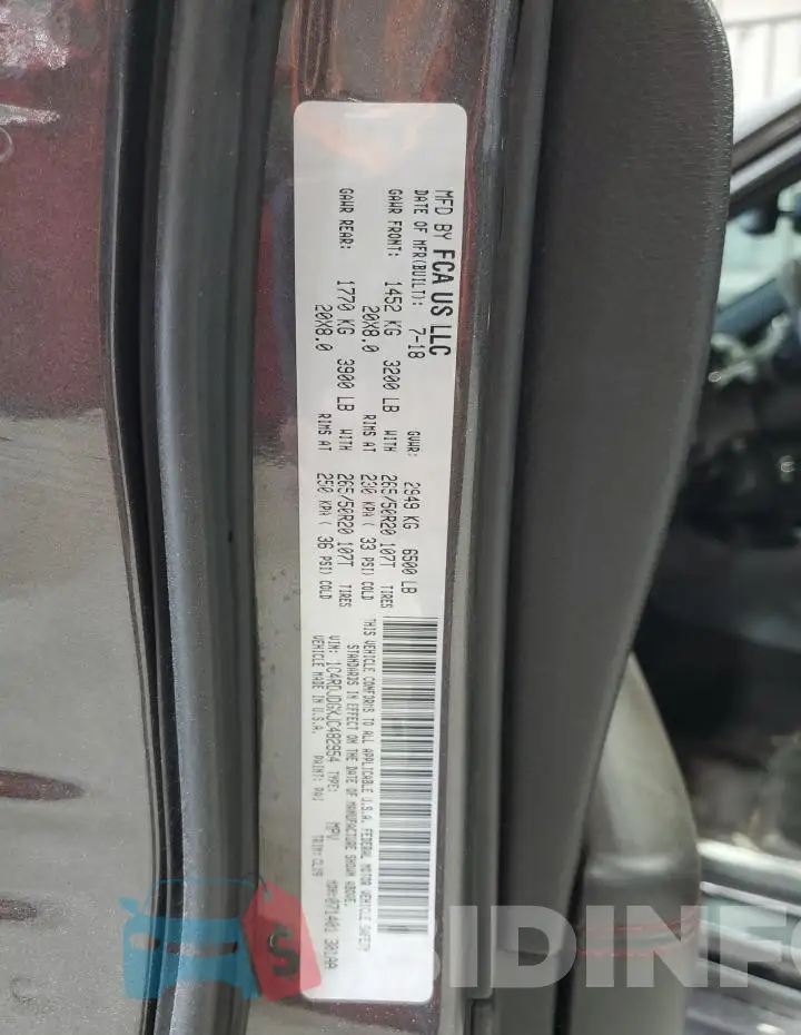 1C4RDJDGXJC482954 Photo# 13