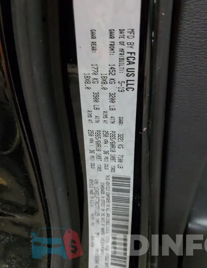 1C4SDJFT7KC771125 Photo# 13