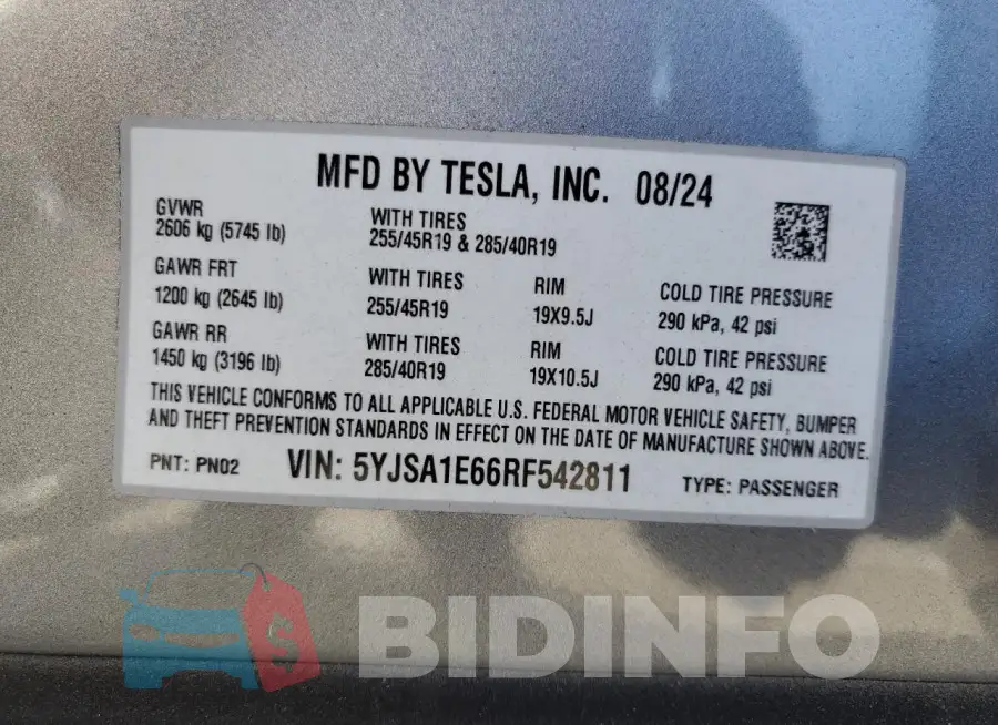 5YJSA1E66RF542811 Photo# 13