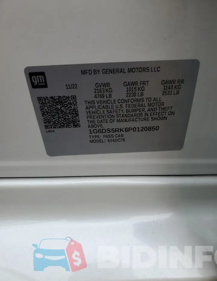 1G6DS5RK6P0120850 Photo# 12