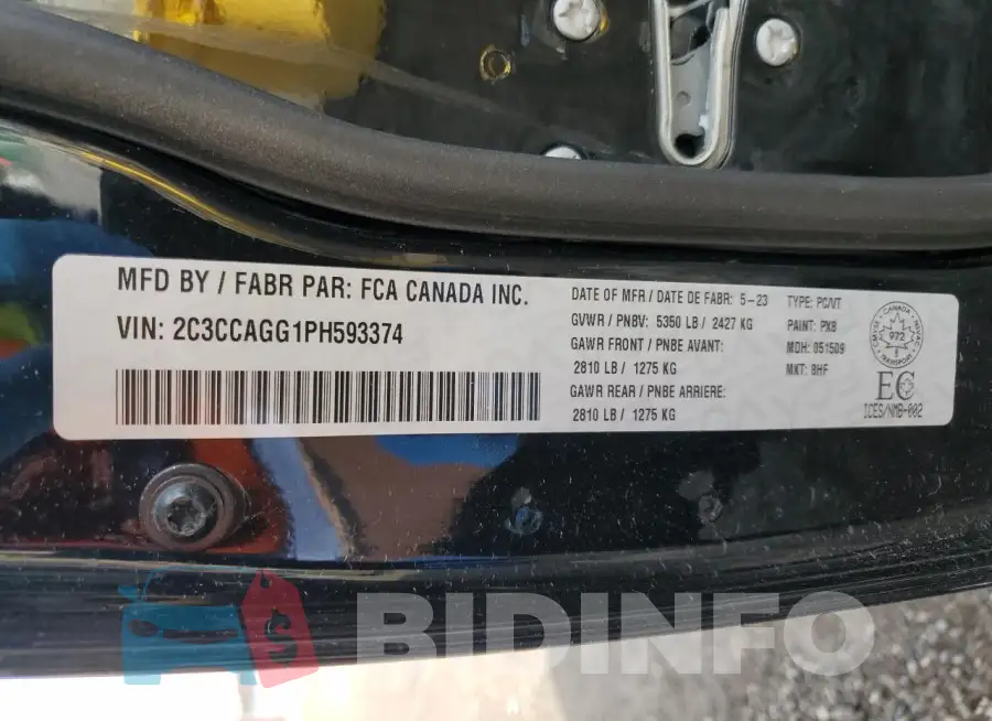 2C3CCAGG1PH593374 Photo# 12