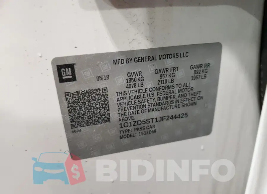 1G1ZD5ST1JF244425 Photo# 12