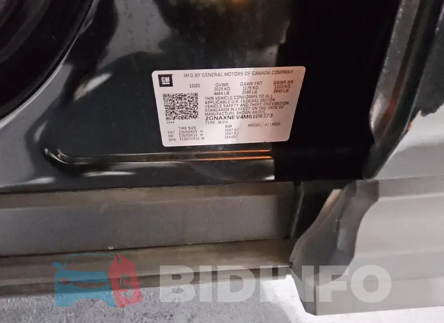 2GNAXNEV4M6109373 Photo# 13