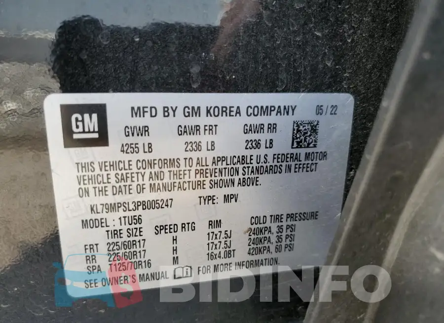 KL79MPSL3PB005247 Photo# 13