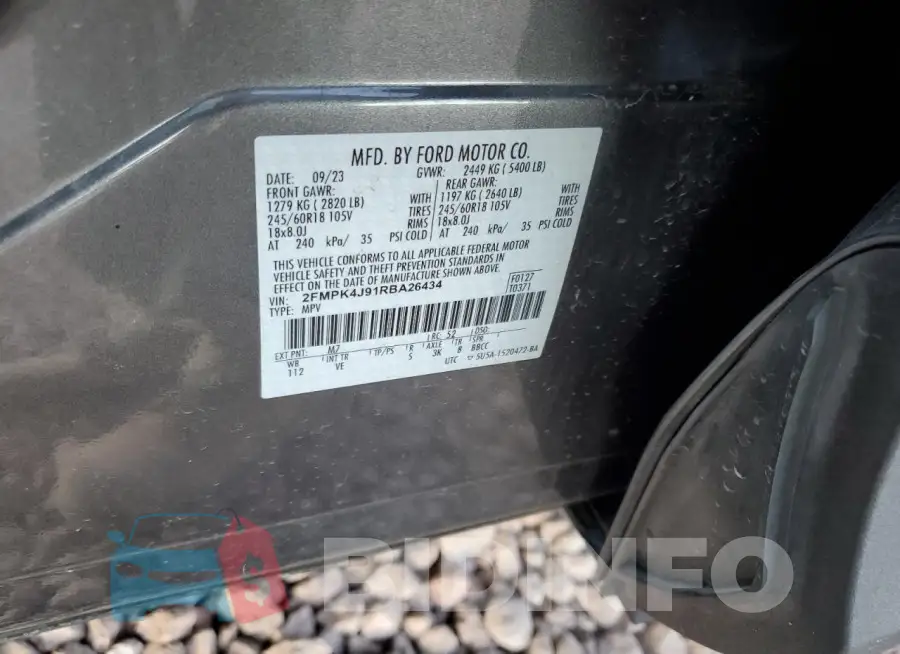 2FMPK4J91RBA26434 Photo# 12