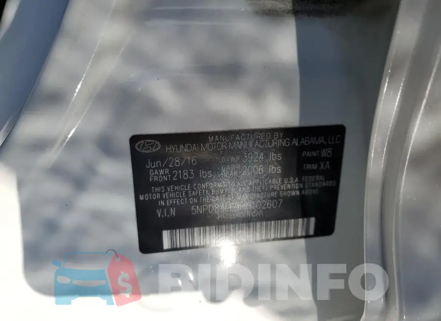 5NPD84LF9HH102607 Photo# 12