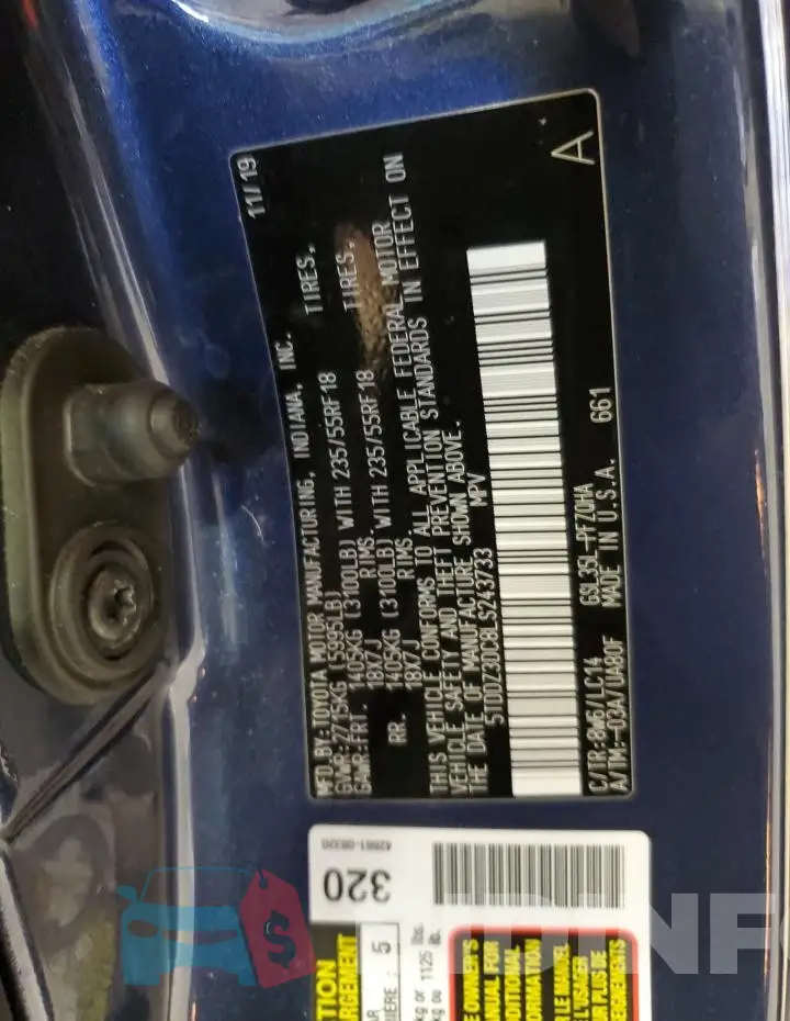 5TDDZ3DC8LS243733 Photo# 12