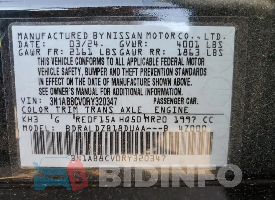 3N1AB8CV0RY320347 Photo# 12