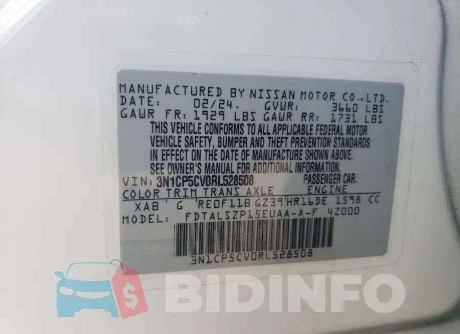 3N1CP5CV0RL528508 Photo# 14