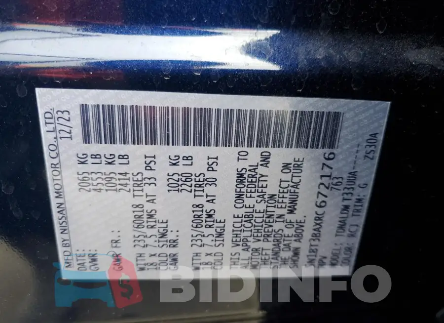 5N1BT3BAXRC672176 Photo# 14