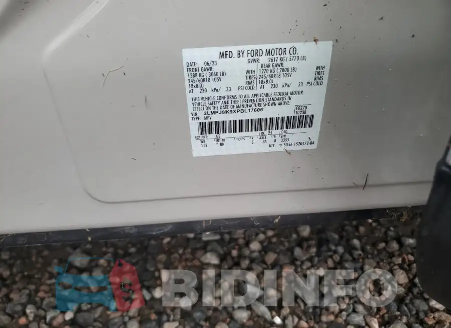 2LMPJ8K9XPBL17606 Photo# 13