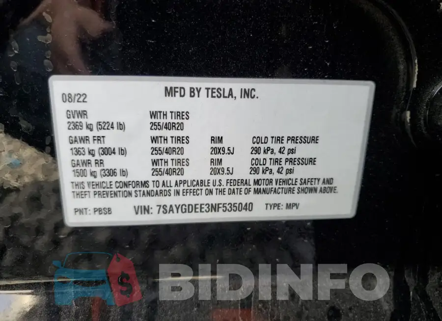 7SAYGDEE3NF535040 Photo# 12