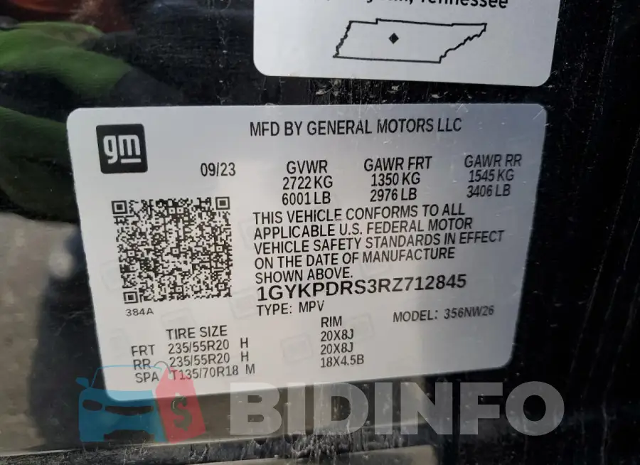 1GYKPDRS3RZ712845 Photo# 13