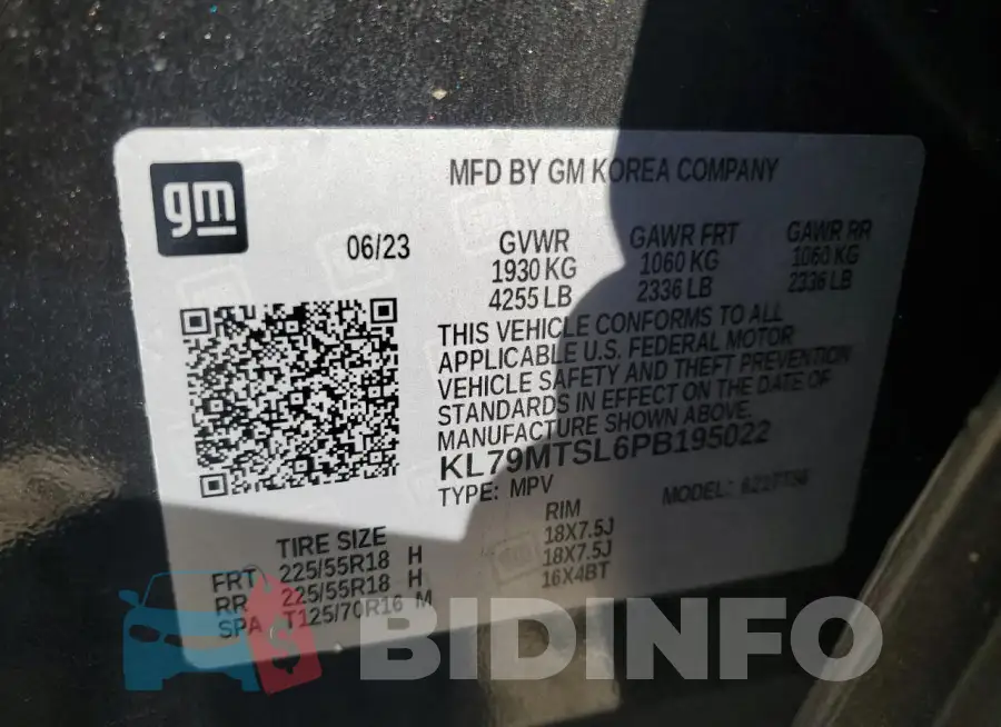 KL79MTSL6PB195022 Photo# 13