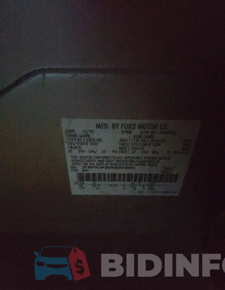 2FMPK4K90NBB04999 Photo# 13