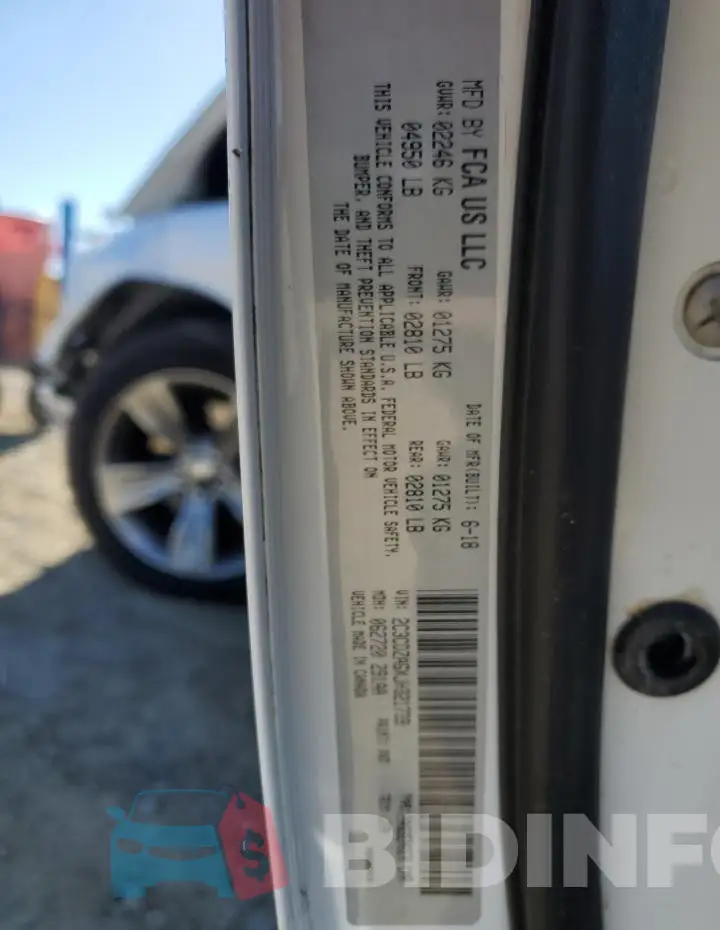 2C3CDZAGXJH321739 Photo# 12