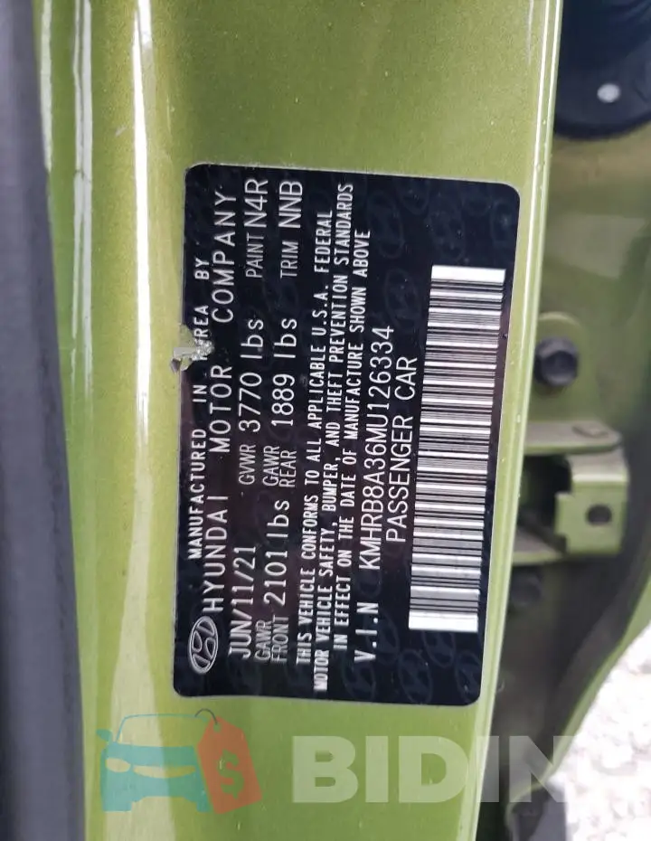 KMHRB8A36MU126334 Photo# 12