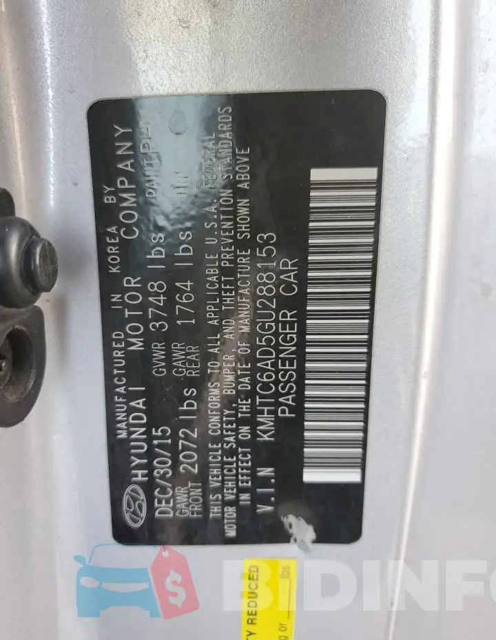 KMHTC6AD5GU288153 Photo# 12