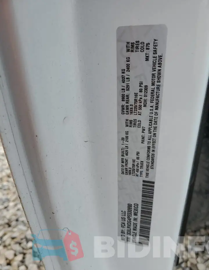 3C6LRVDG4PE530990 Photo# 13