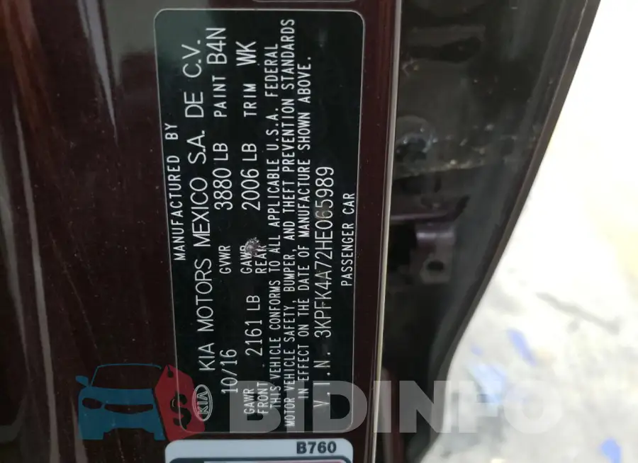 3KPFK4A72HE065989 Photo# 12