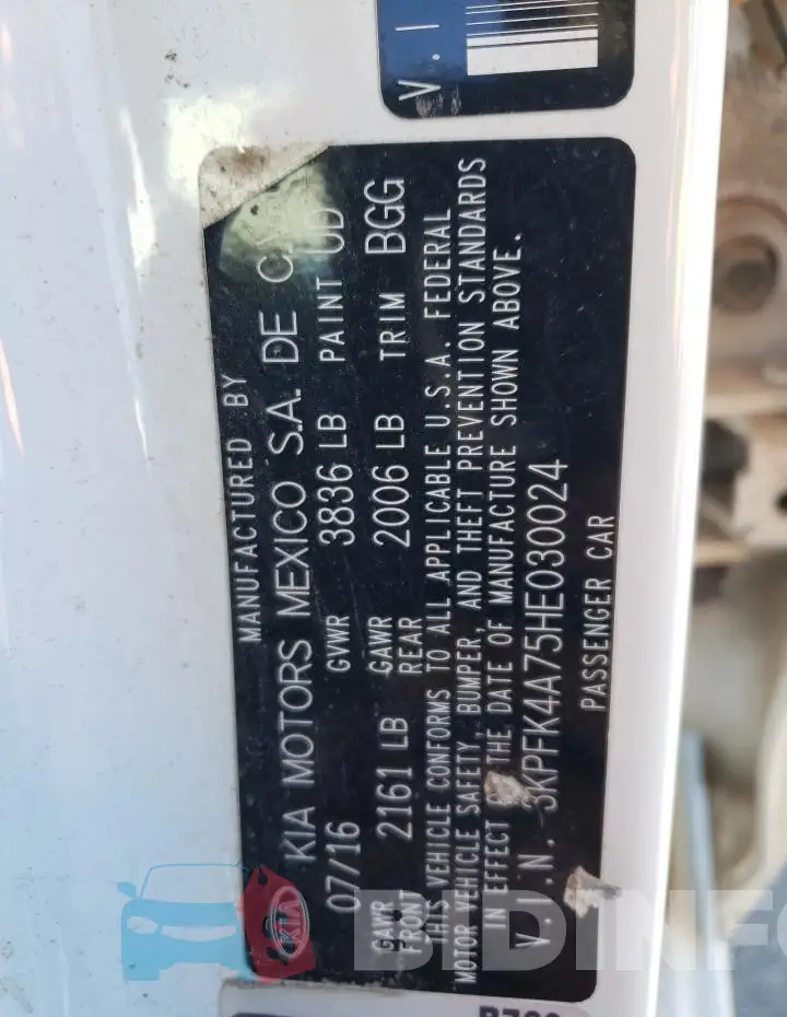 3KPFK4A75HE030024 Photo# 12