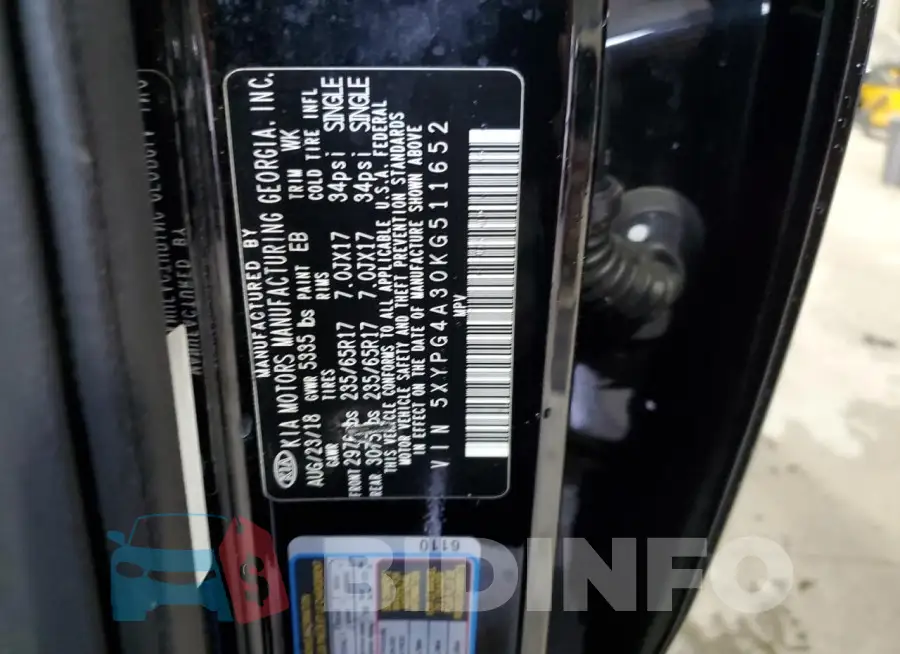 5XYPG4A30KG511652 Photo# 12