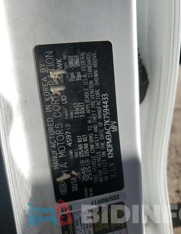 KNDPM3AC7K7594433 Photo# 13