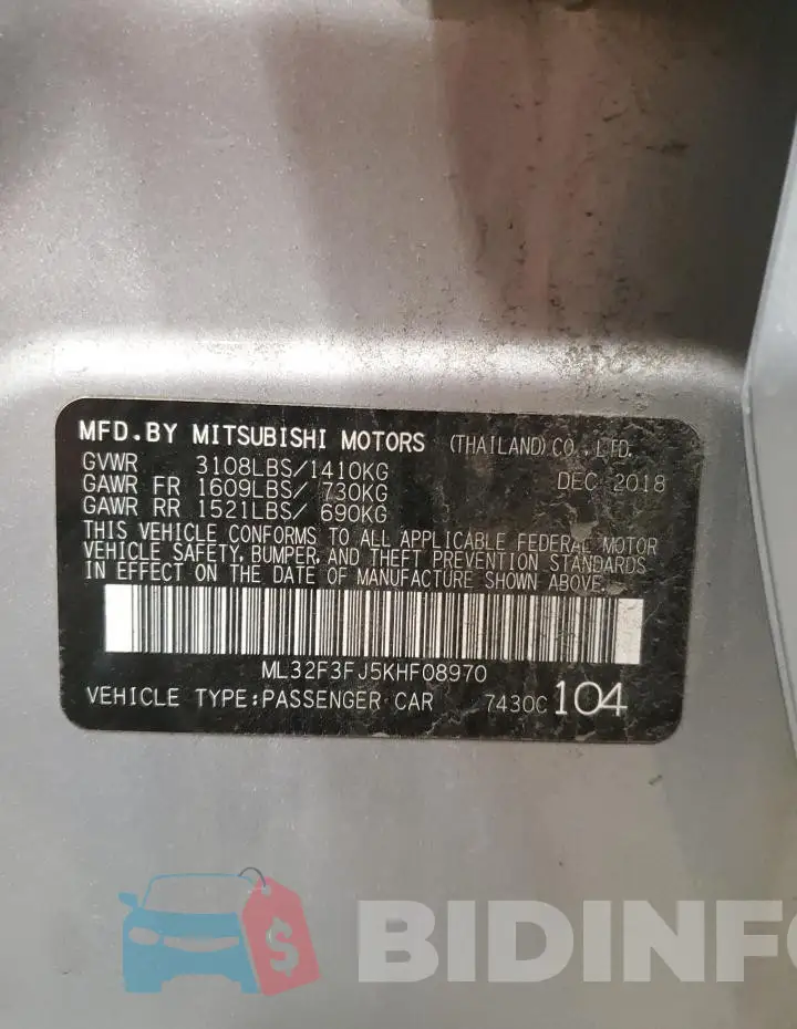 ML32F3FJ5KHF08970 Photo# 12