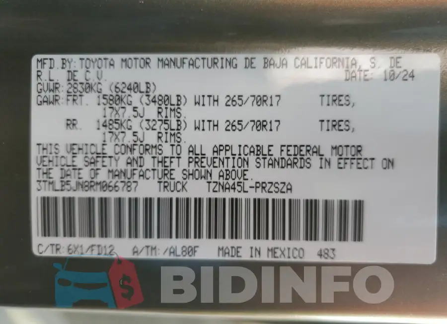 3TMLB5JN8RM066787 Photo# 13