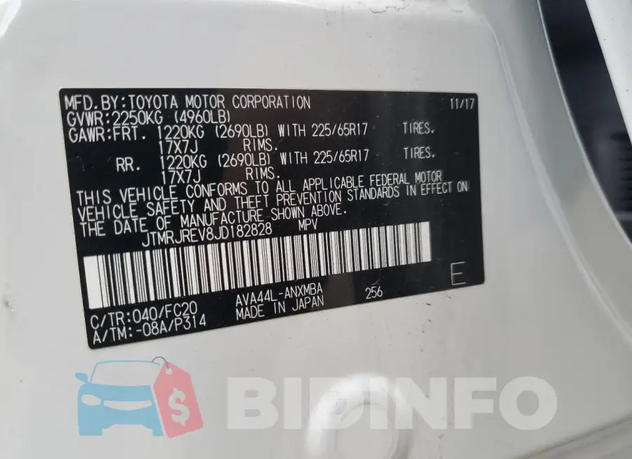 JTMRJREV8JD182828 Photo# 14