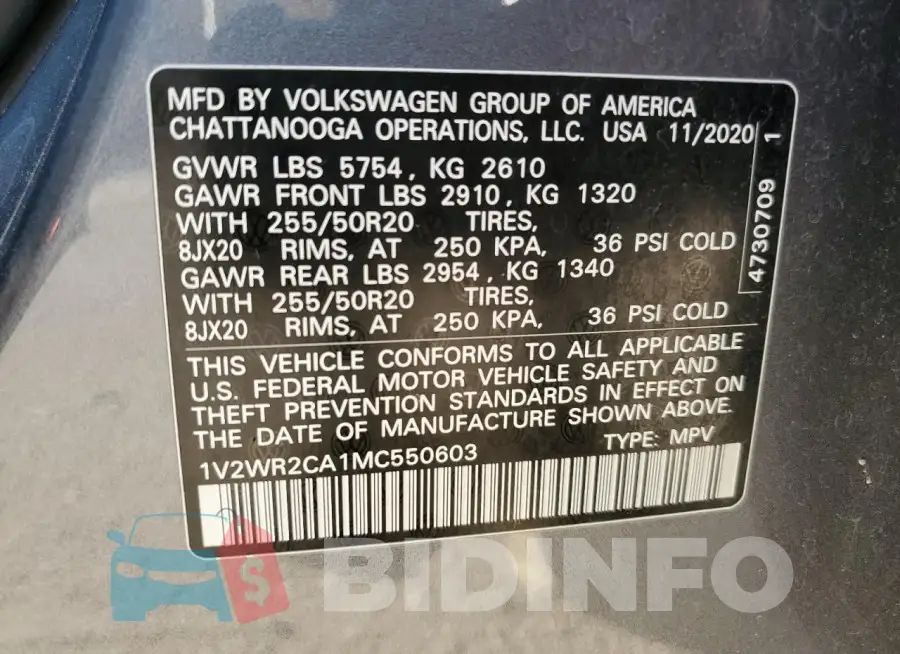 1V2WR2CA1MC550603 Photo# 13