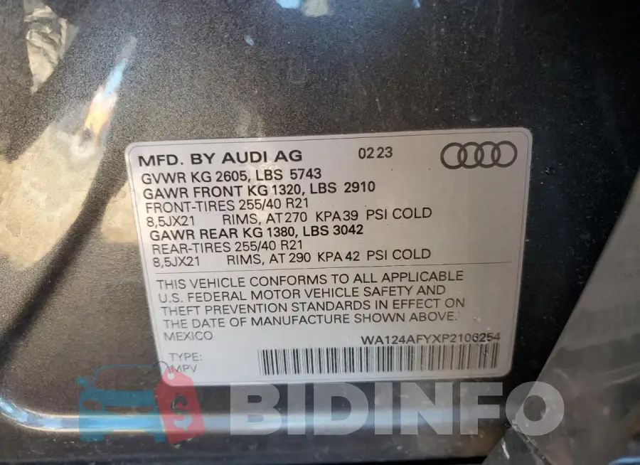 WA124AFYXP2106254 Photo# 14