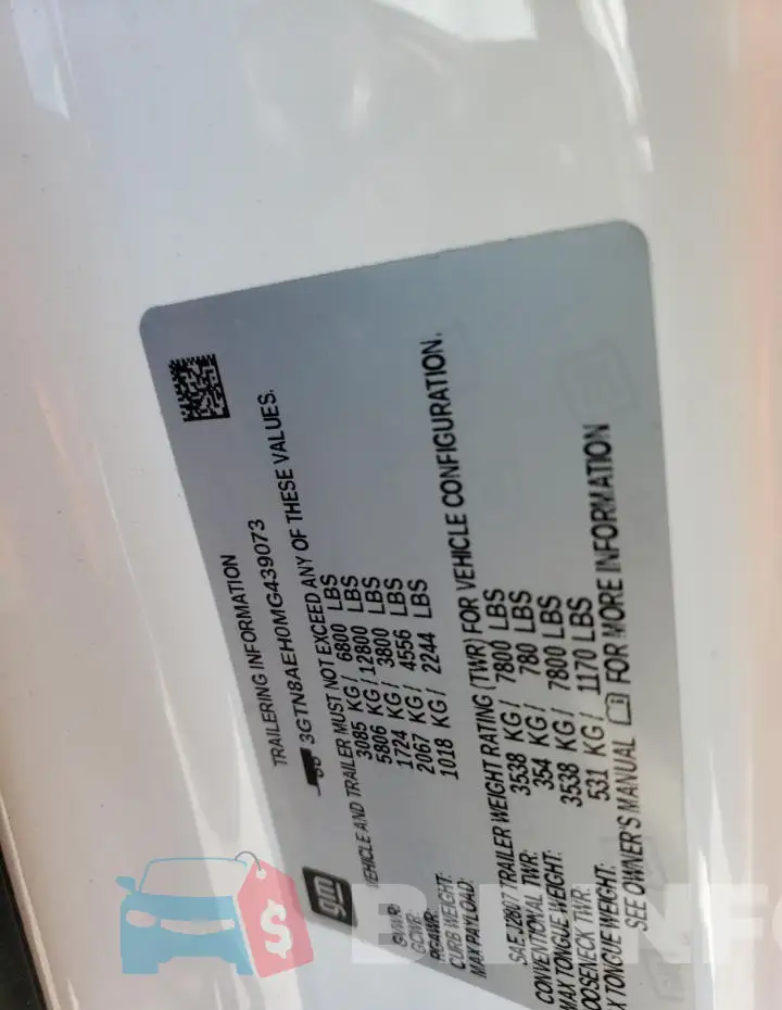 3GTN8AEH0MG439073 Photo# 13