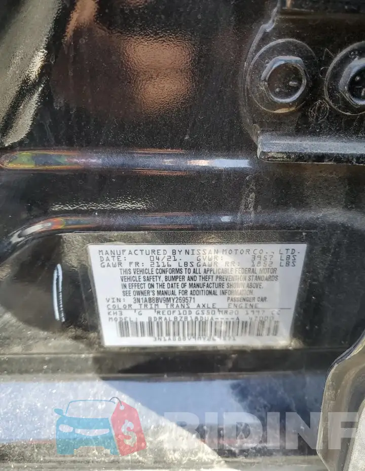 3N1AB8BV9MY269571 Photo# 12