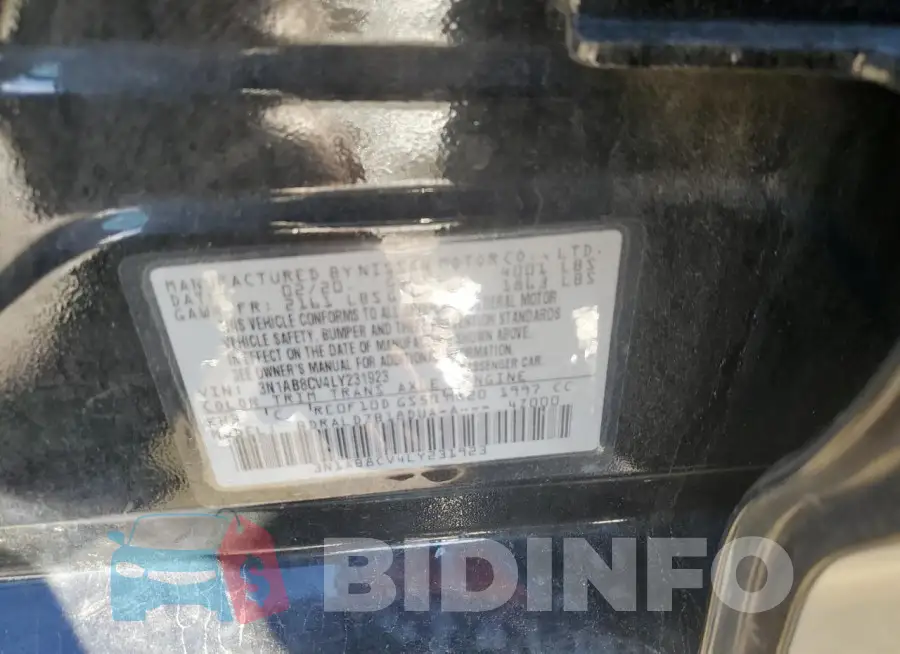 3N1AB8CV4LY231923 Photo# 12