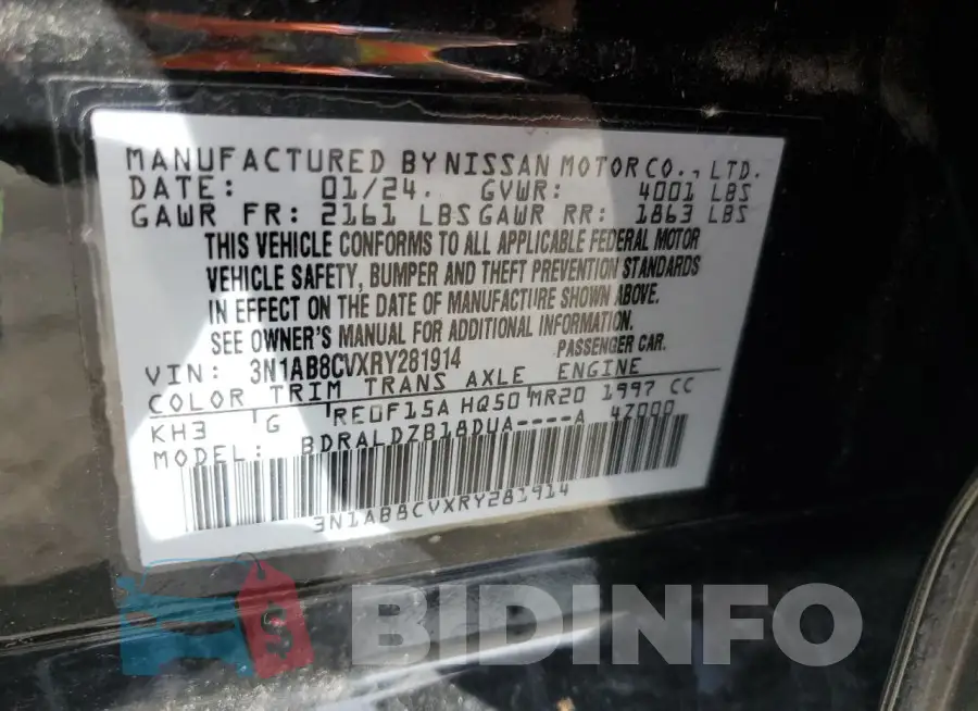 3N1AB8CVXRY281914 Photo# 12