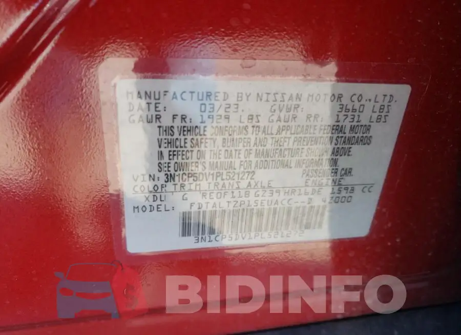 3N1CP5DV1PL521272 Photo# 12
