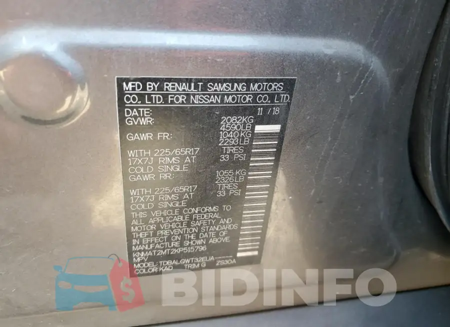 KNMAT2MT2KP515796 Photo# 13